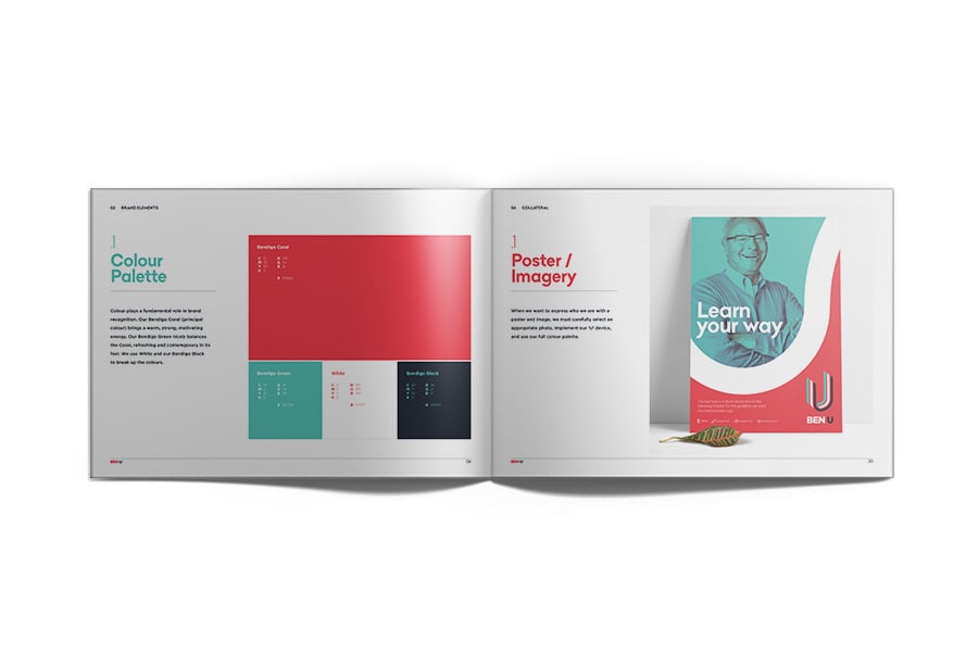 BenU A4 Landscape Booklet Mockup2