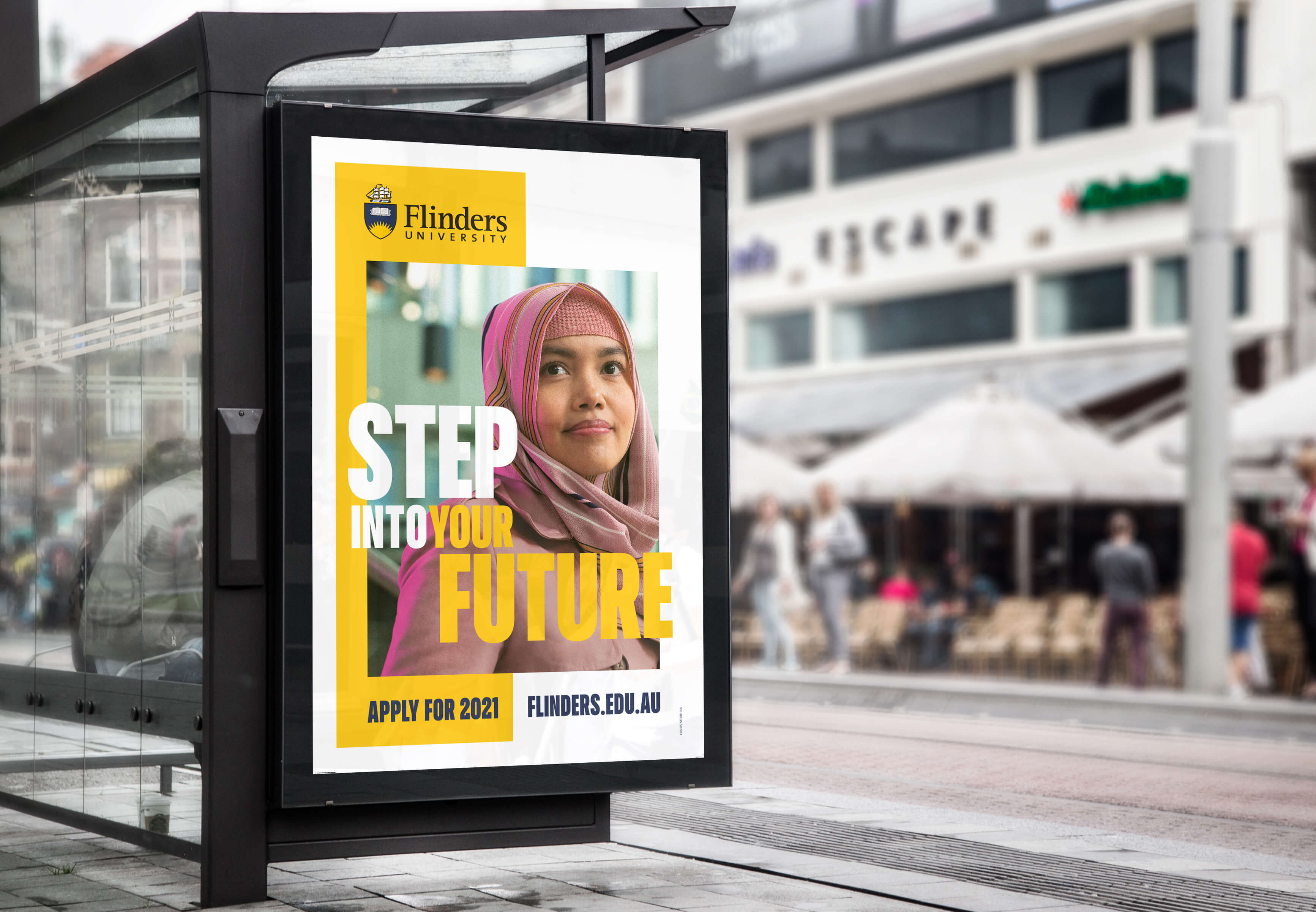 Flinders Bus Stop AdShel 928px