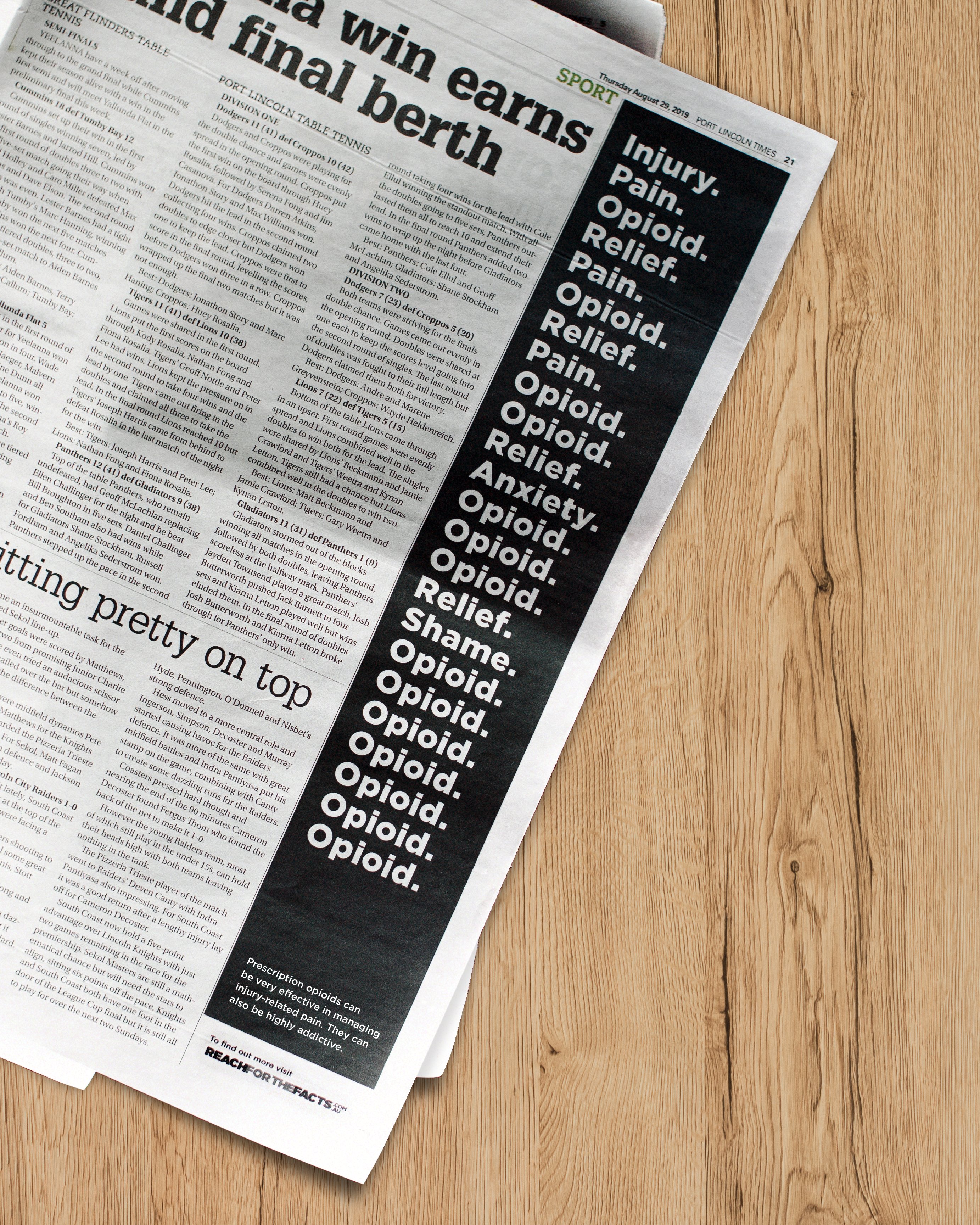 Opioids in the Paper2
